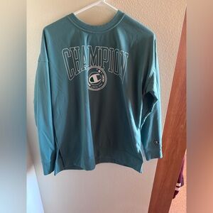 Champion Blue Athletic Sweatshirt